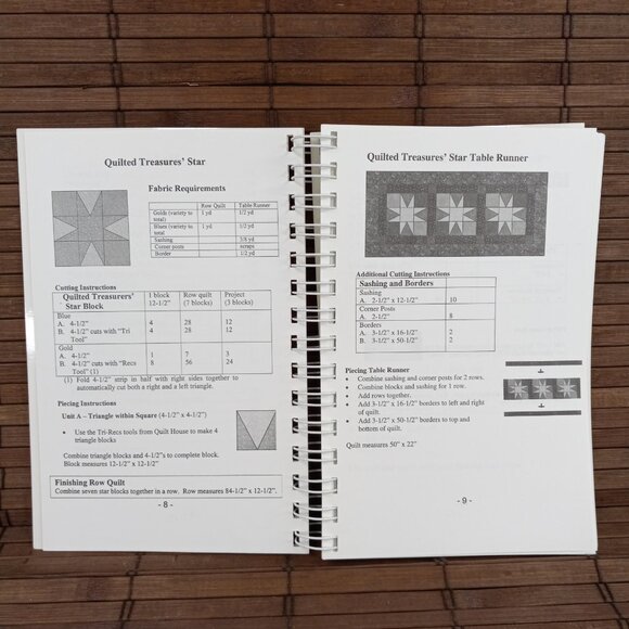 Row By Row Patterns Recipes Minnesota 2001 Wild West Shop Hop Quilt Shops Cookbo - Picture 4 of 8